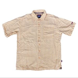 Vintage FUBU Yellow Plaid Button-Up